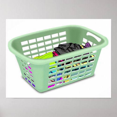 Laundry Basket Poster