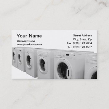 Laundry Business Card by sponner at Zazzle