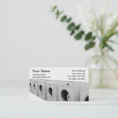 Laundry Business Card (Standing Front)