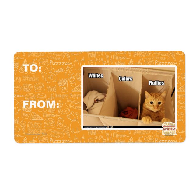 Laundry Cat Label (Front)