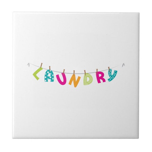 Laundry Ceramic Tile (Front)