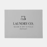 Laundry Co Wash Dry Fold Repeat Floor Mat at Zazzle