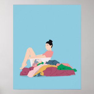 Laundry Day Art Print