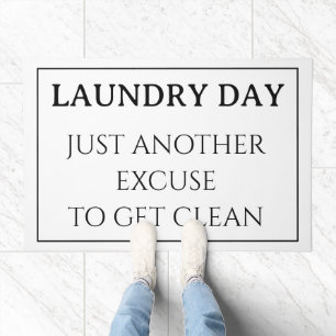 LAUNDRY DAY DOORMAT