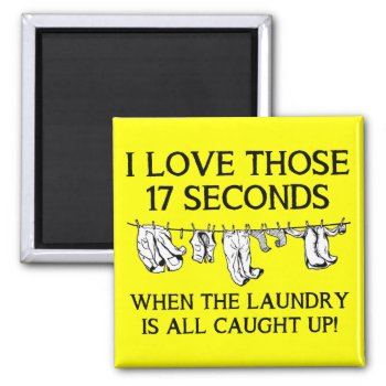 Laundry Day Funny Fridge Magnet by FunnyBusiness at Zazzle