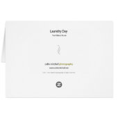 Laundry Day in Tver Oblast Cards (Back Horizontal)
