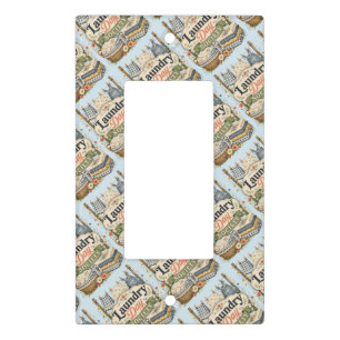 Laundry Day Society Cottagecore Florals Light Switch Cover
