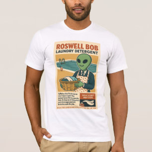 Laundry Detergent Roswell Aliens 1950's Retro T-Shirt