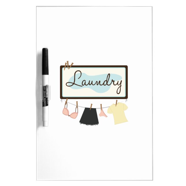 Laundry Dry Erase Board (Front)