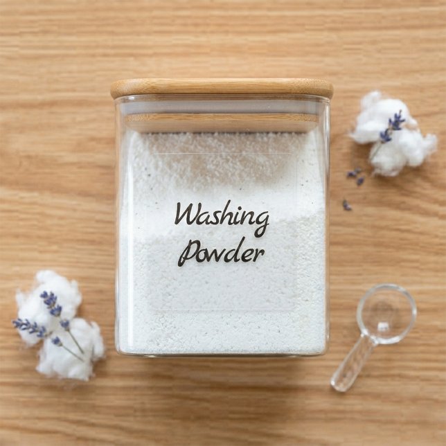 Laundry Jar Square Sticker (Laundry Jar Square Sticker)