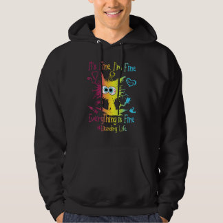 Laundry Life Everything Is Fine Colorful Hoodie