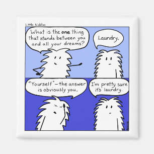 Laundry Little Niddles Comic Magnet