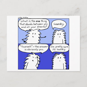 Laundry Little Niddles Postcard