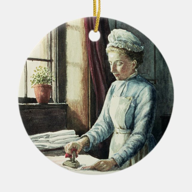 Laundry Maid, c.1880 Ceramic Ornament (Front)