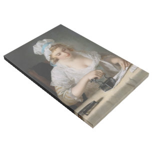 Laundry Maid Ironing by Henry Robert Morland Gallery Wrap