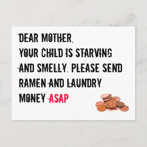 Laundry Money Card