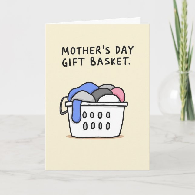 Laundry Mothers Day Gift Card (Front)
