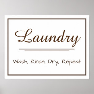 Laundry Poster