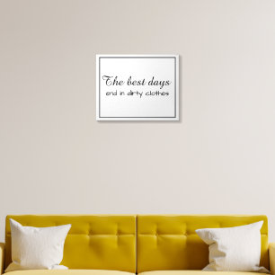 Laundry Poster Foam Core Photo Tile