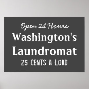 Laundry Room Chalkboard Laundromat Wall Art Gift