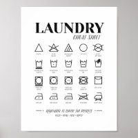 Laundry Room Cheat Sheet
