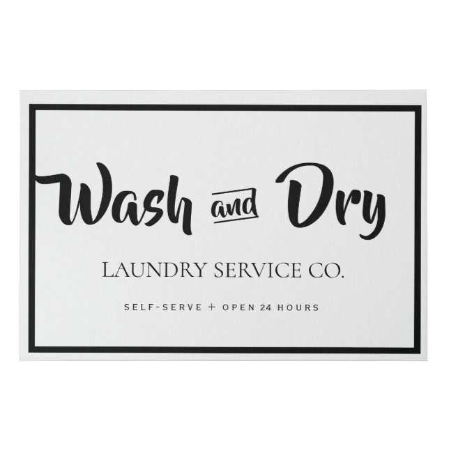 Laundry Room Decor Sign (Front)