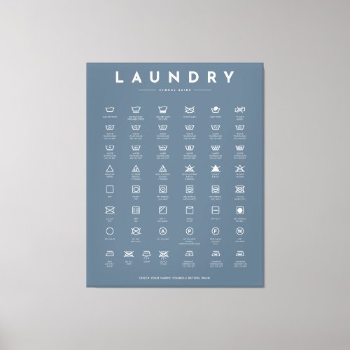Laundry Room Decor Symbols Sign