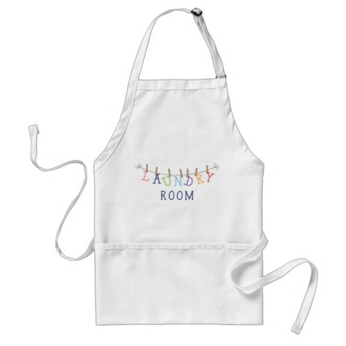 Laundry Room Hanging Adult Apron