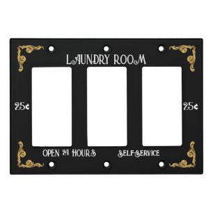 Laundry Room Light Switch Cover