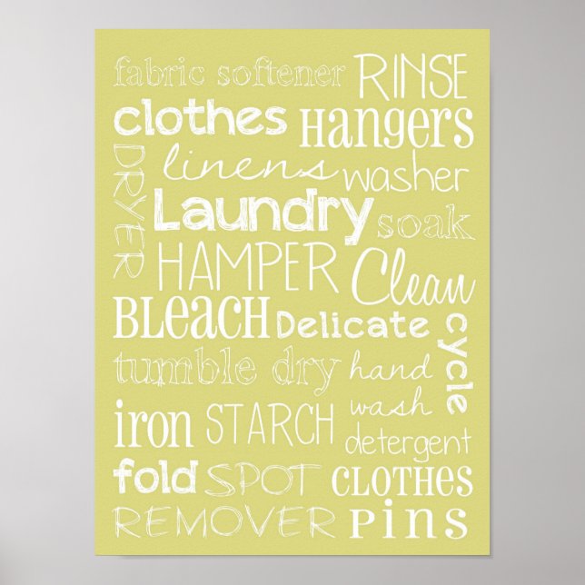 Laundry Room Poster (Front)