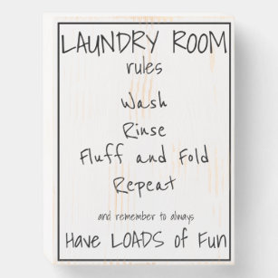 Funny Laundry Room Signs Plaques & Signs | Zazzle