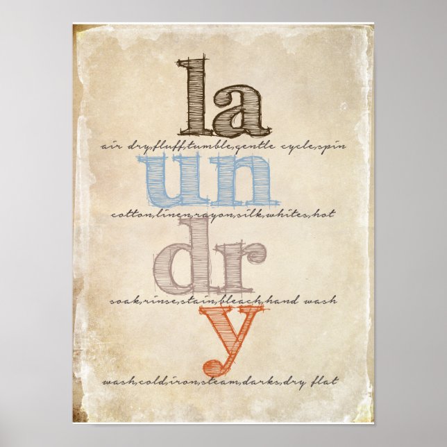 Laundry Room Sign (Front)