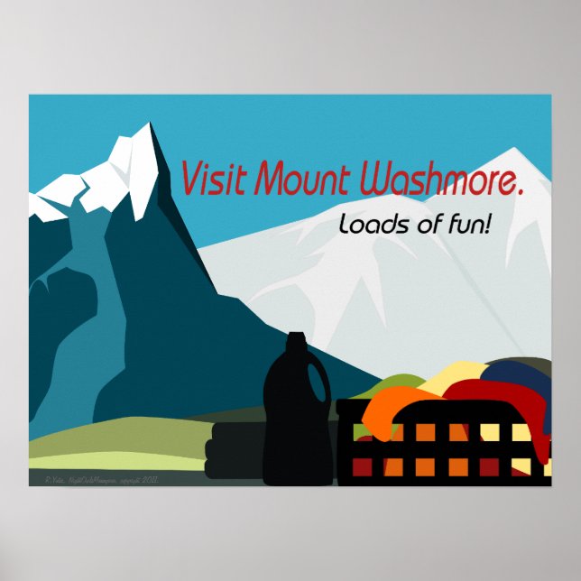 Laundry Room Travel Poster (Front)