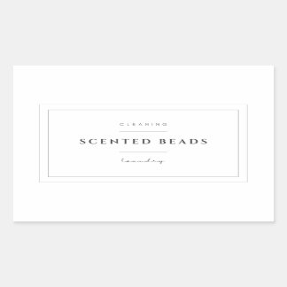 Laundry Scented Beads Label Stickers