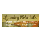Laundry Schedule Humor
