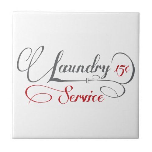 Laundry Service Ceramic Tile