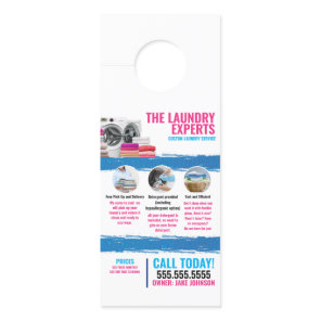 Laundry Service Door Hanger
