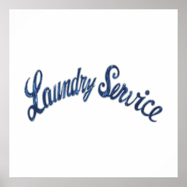 Laundry Service Poster (Front)