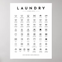 Laundry Sign Symbols