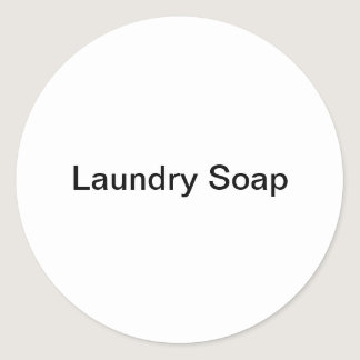 Laundry Soap Stickers