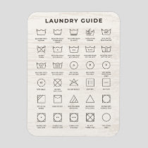 Laundry Symbols Chart Magnet