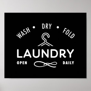 Laundry Wall Art Poster Landscape