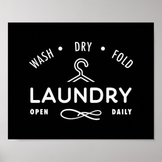 Laundry Wall Art Poster Landscape