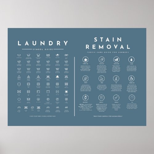 Laundry Wall Decor Symbols Sign