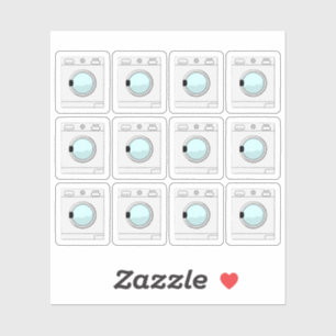 Laundry Washing Machine Cleaning Chores Planner Sticker