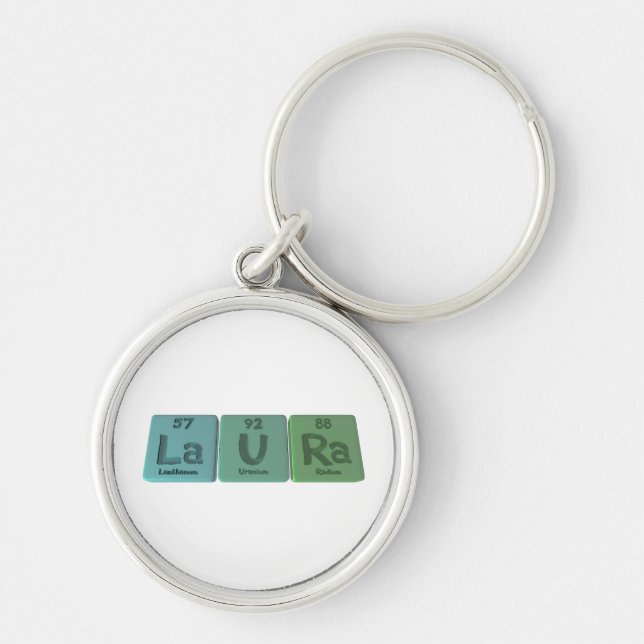 Laura  as Lanthanum Uranium Radium Keychain (Front)