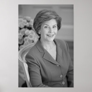 Laura Bush Official Portrait - 2005 Poster
