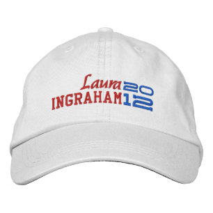 Laura Ingraham For President 2012 Embroidered Baseball Cap