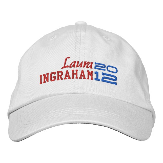 Laura Ingraham For President 2012 Embroidered Baseball Cap (Front)