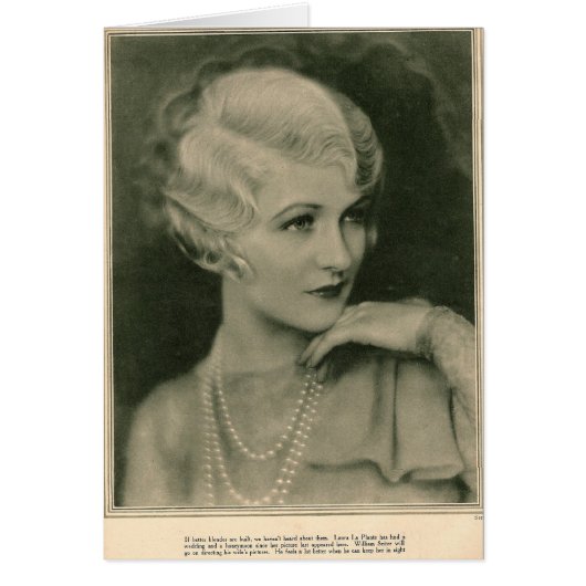 Laura LaPlante 1928 Cards (Front)